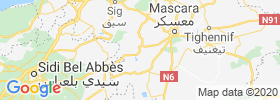 Bou Hanifia El Hamamat map